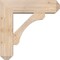 Ekena Millwork Legacy Craftsman Smooth Bracket w/ Offset Brace, Douglas Fir, 7 1/2"W x 26"D x 26"H BKT0806X26X26LEC04SDF - alternate 2